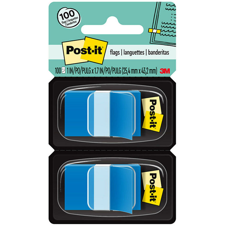7000052453 - Post-it Flags 680-BE2 25x43mm Blue, Pack of 2