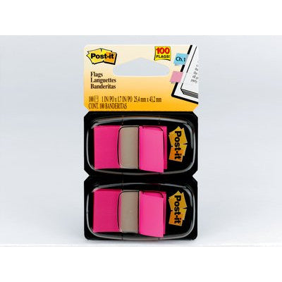 7000052451 - Post-it Flags 680-BP2 25x43mm Bright Pink, Pack of 2