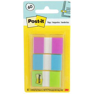 Post-it Flags 680-PBG 25x43mm Assorted, Pack of 3