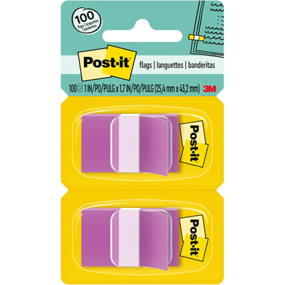 Post-it Flags 680-PU2 25x43mm Purple, Pack of 2
