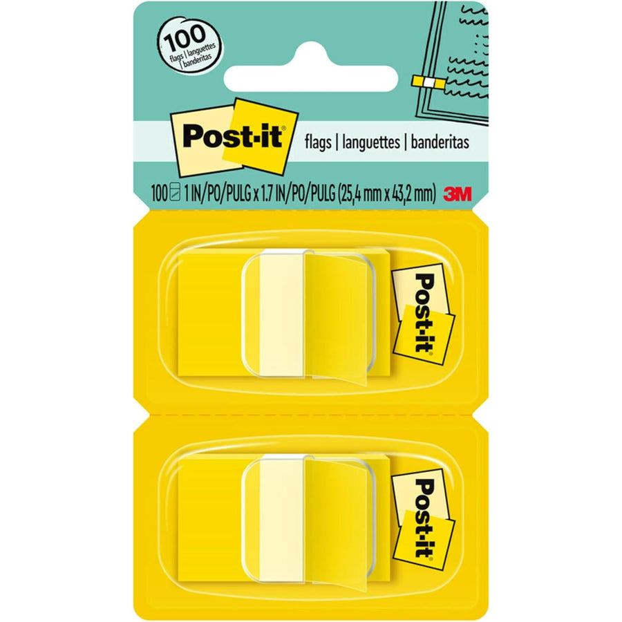 7000052452 - Post-it Flags 680-YW2 25x43mm Yellow, Pack of 2