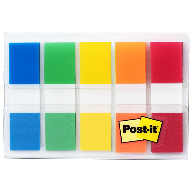 7100090805 - Post-it Flags 683-5CF 12x43mm Primary, Pack of 5