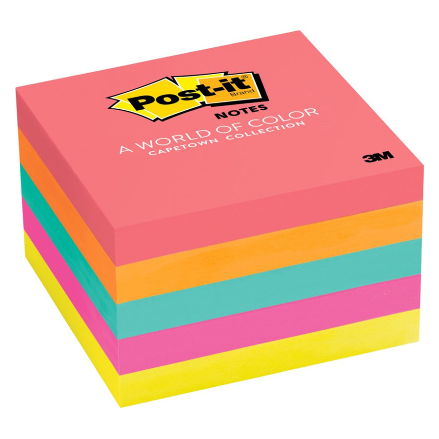 7100260001 - Post-it Notes 654-5AN 76x76mm Poptimistic, Pack of 5