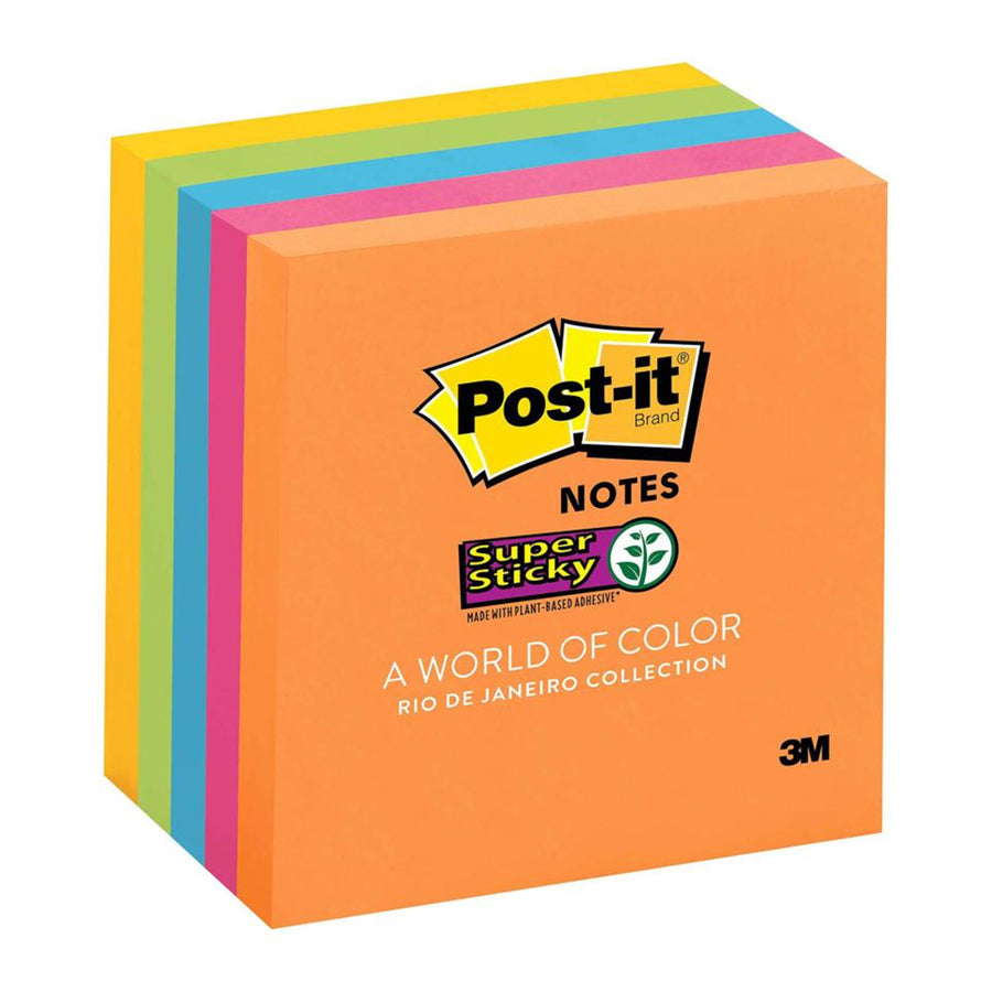 7100281210 - Post-it Super Sticky Notes 654-5SSAU 76x76mm Energy Boost, Pack of 5