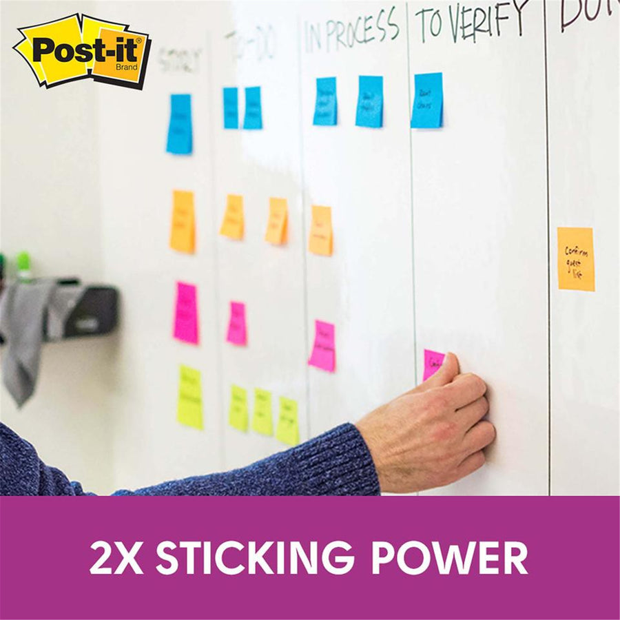 7100281210 - Post-it Super Sticky Notes 654-5SSAU 76x76mm Energy Boost, Pack of 5