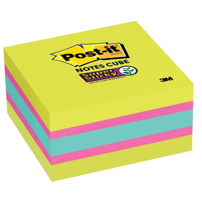 7012610276 - Post-it Super Sticky Memo Cube 2027-SSGFA 76x76mm 360 Blatt