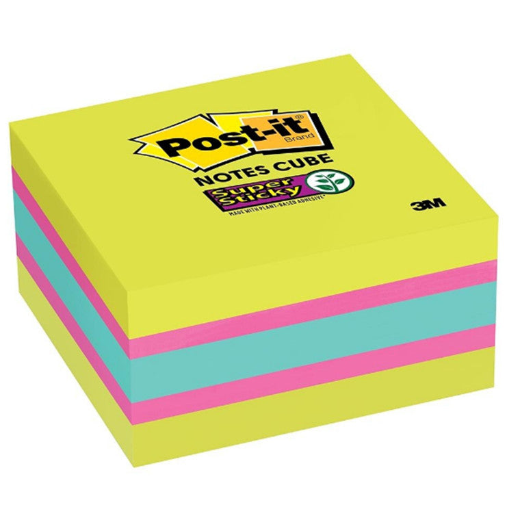 7012610276 - Post-it Super Sticky Memo Cube 2027-SSGFA 76x76mm 360sh