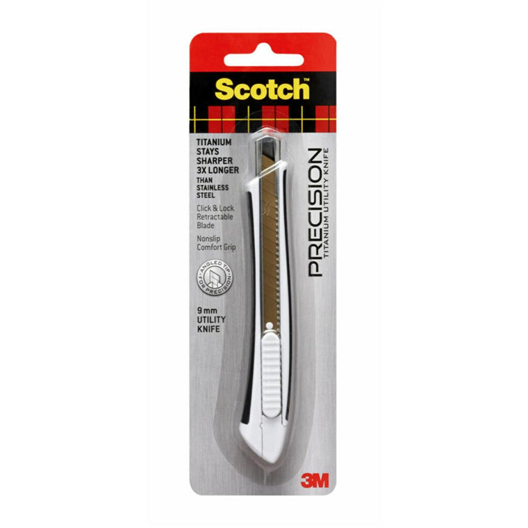 7100139569 - Scotch Utility Knife TI-KS 9mm Small White