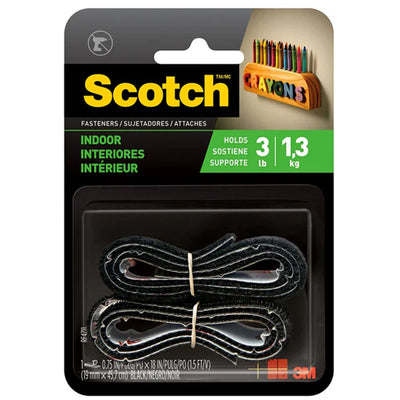 70006959921 - Scotch Klettverschluss für Innenräume RF4711 12.7mmx4.57m Schwarz
