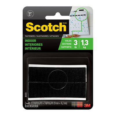 70006960101 - Scotch Verschlussband Indoor RF4731 19mmx76mm Schwarz, 4er-Pack