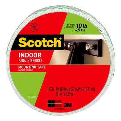 7100217213 - Scotch Indoor Mounting Tape 110H 12.7mm x 2.03m