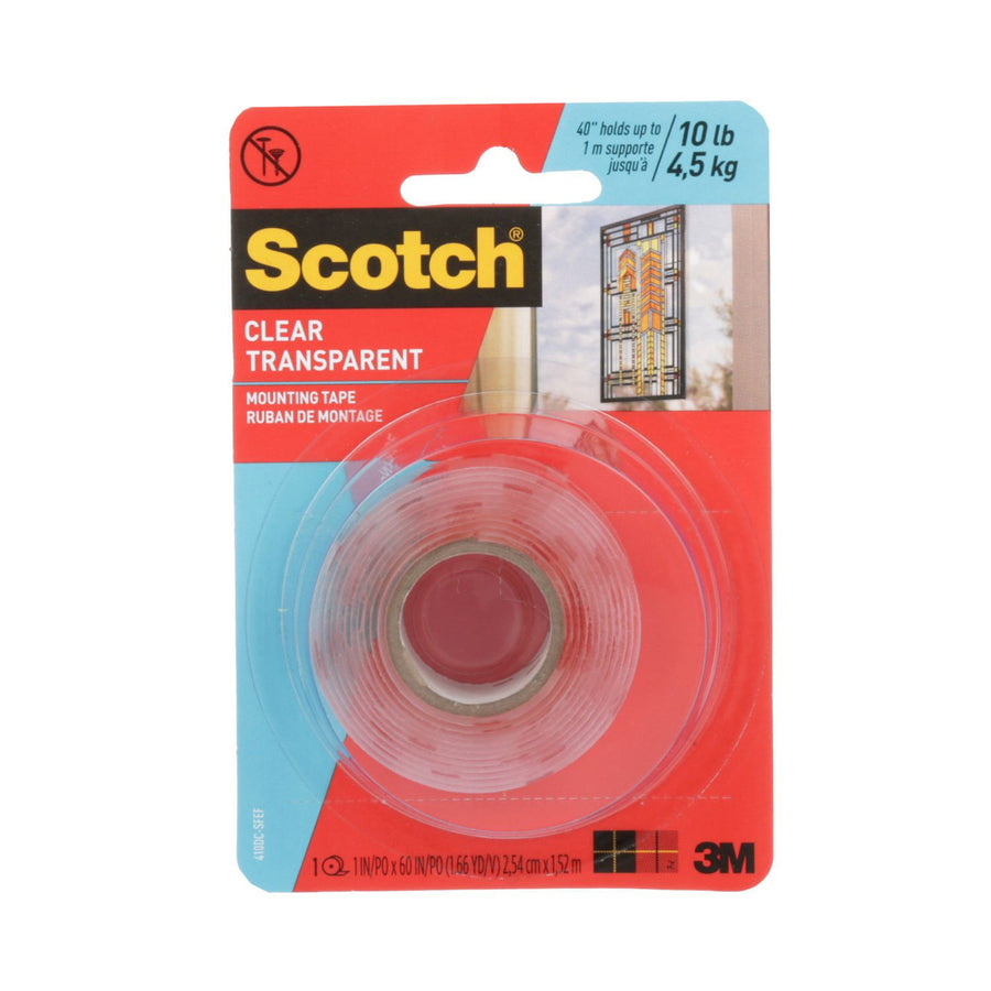 7100235119 - Scotch Mounting Tape 410H-LNG Clear 25mmx11.4m
