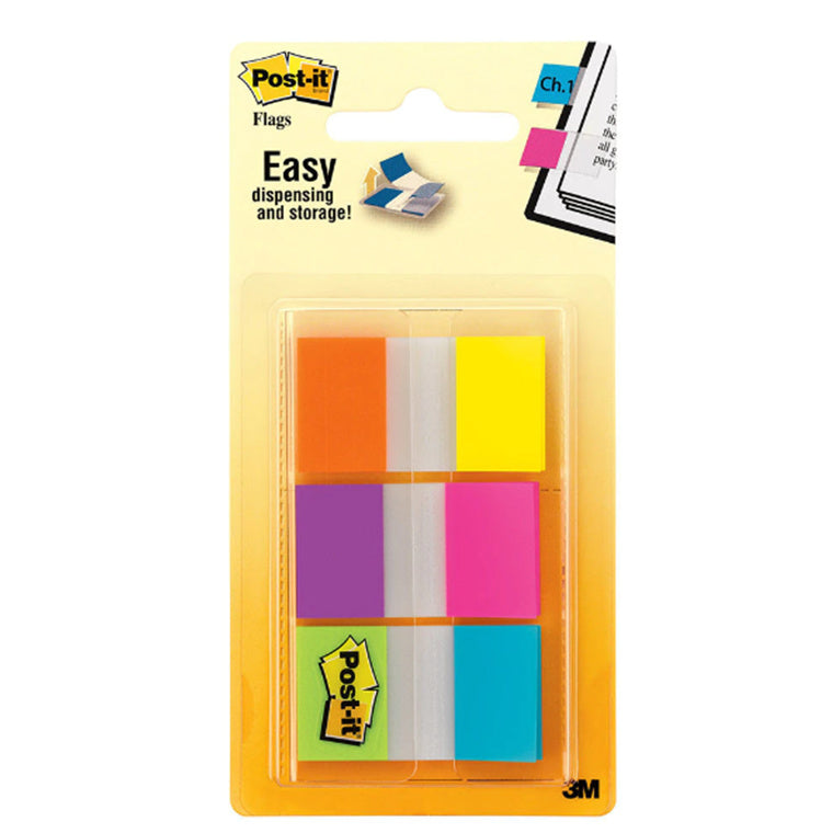 7100046356 - Post-it Flags 680-EG 25x43mm Alternating, Pack of 3