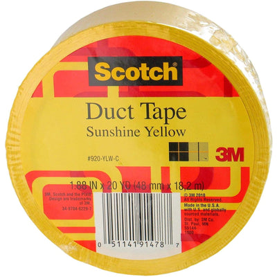 3M  70007024253  Scotch Duct Tape - Sunshine Yellow