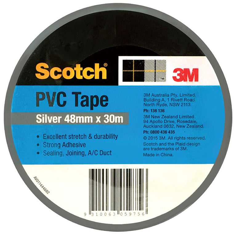 7012874710 - Scotch PVC Tape 944S Silver 48mm x 30m