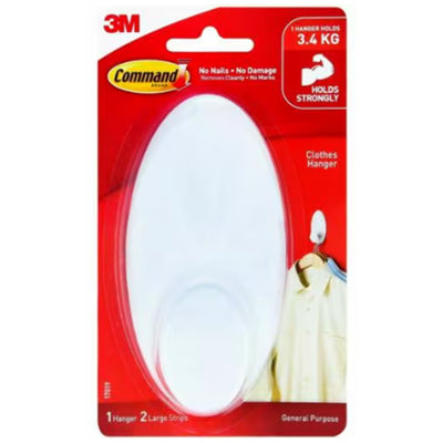 7100338337 - Command Clothes Hanger 17019-ES White