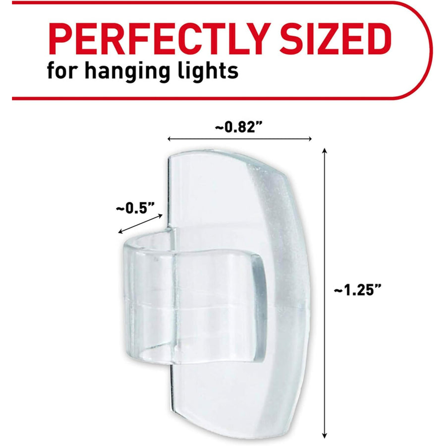 7100303485 - Command Outdoor Light Clips 17017CLR-AWES Clear, Pack of 16