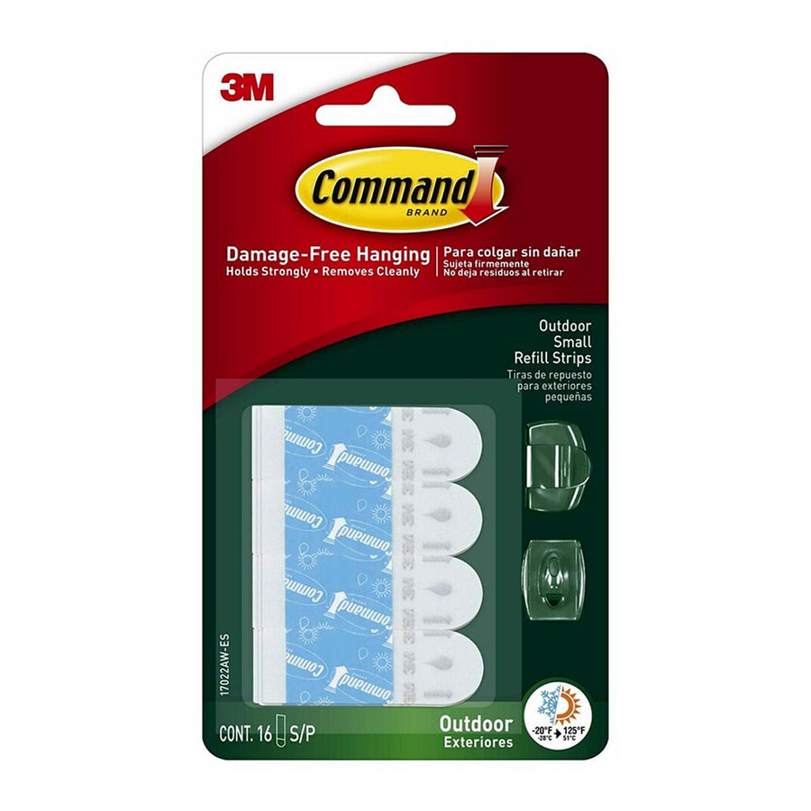 7100324643 - Command Outdoor Refill Strips 17022AW-ES Small, Pack of 16