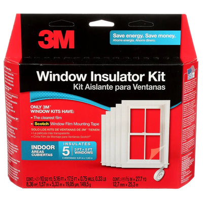 7100075738 - 3M Fensterdichtungsfolien-Set für 5 Fenster
