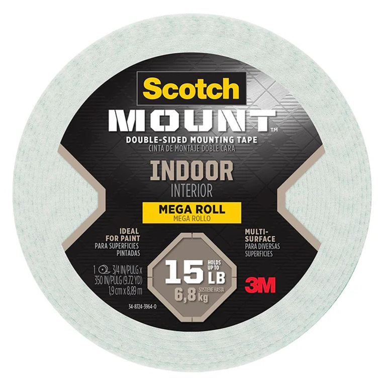7100205572 - Scotch Indoor Mounting Tape 110H-LNG 19mm x 8.8m