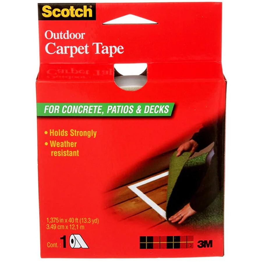 7010412385 - Scotch Outdoor Carpet Tape CT3010 35mm x 12.1m
