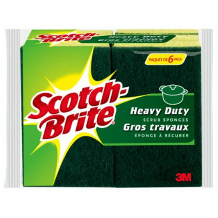 7100333717 - Scotch-Brite Heavy Duty Scrub Sponge 426, Pack of 6