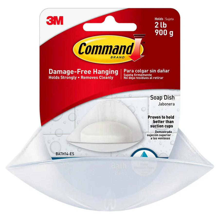 7000144757 - Command Soap Dish BATH14-ES with Water Resistant Strips