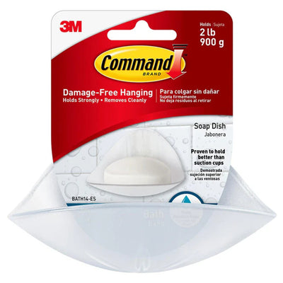 7000144757 - Command Soap Dish BATH14-ES with Water Resistant Strips