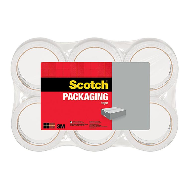 7012754538 - Scotch Packaging Tape 3350-OPP Clear 48mm x 75m, Pack of 6