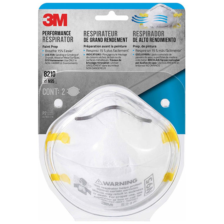 70006986866 - 3M Particulate Respirator 8210P2-CD, Pack of 2