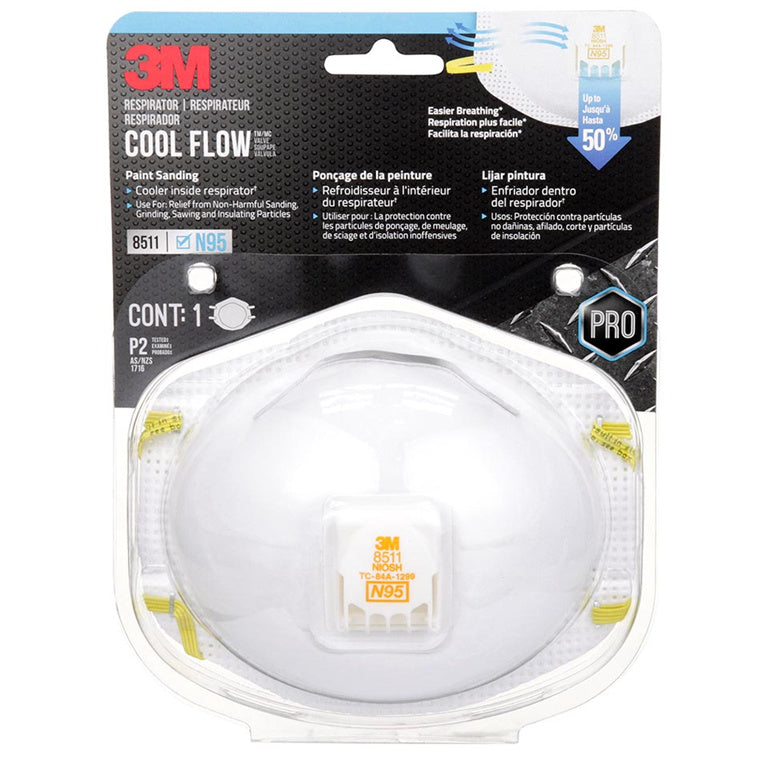 11403 - 3M Paint and Sanding Valved Respirator 8511P1-DC-PS