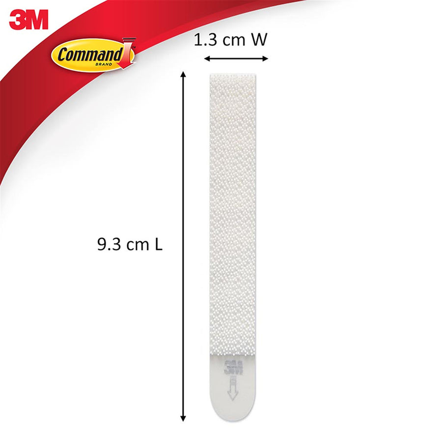 7100376093 - Command Picture Hanging Strips 17207-16 Narrow White, Value Pack of 16 Sets