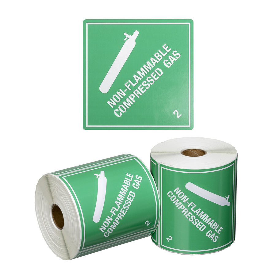 Matthews MPH15210 Matthews    DG Label Non Flammable Compressed Gas 2.2 - Green / White