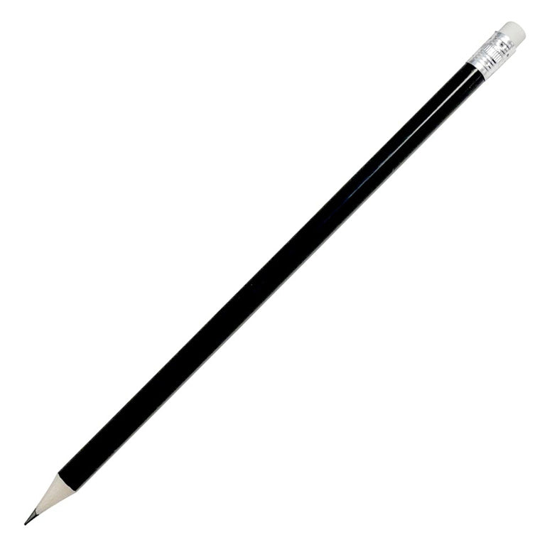 IHBPEBLK144 - Okin HB Pencil Round with Eraser Black