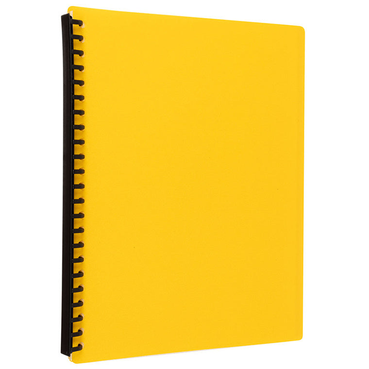 IF374 - Okin Refillable Display Book A4 20 Pocket Yellow
