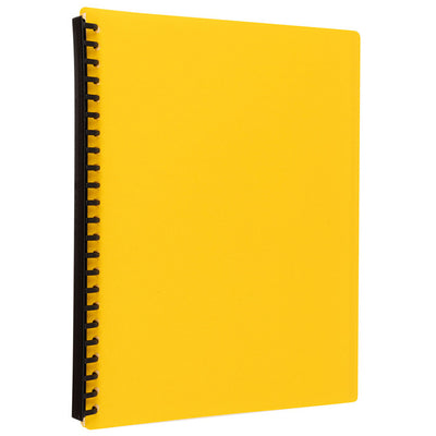 IF374 - Okin Refillable Display Book A4 20 Pocket Yellow