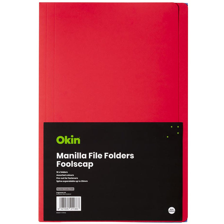 IF416 - Okin Manilla Aktentaschen FS sortiert, 10er-Pack