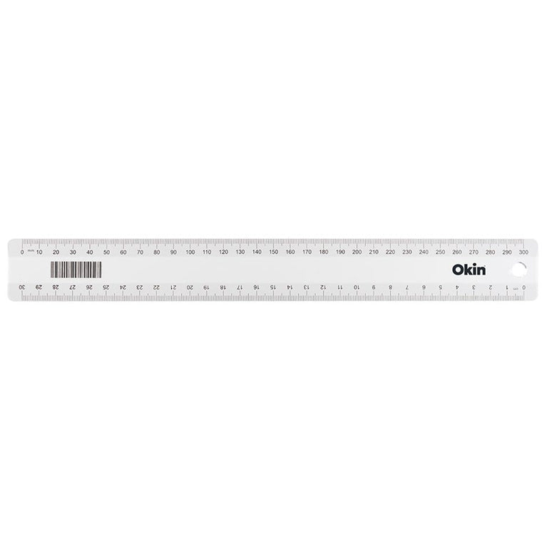 IRULER01 - Okin Ruler Clear 30cm