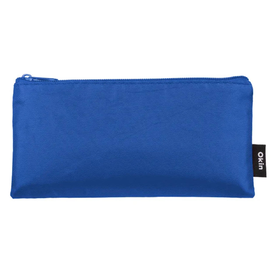PC-FLATBL - Okin Pencil Case Flat Blue 21x11cm