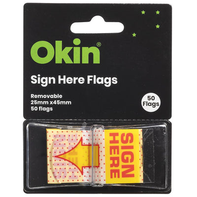 IFLAGSH - Okin Pop-up Flags Sign Here