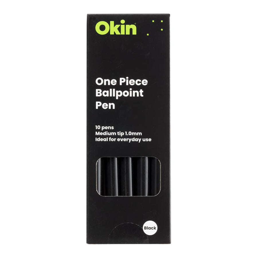 IBP1PBLK - Okin One Piece Ballpoint Pen Black