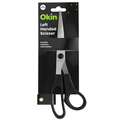 ISLH8IN - Okin Scissors Left Handed 8 Inch Black Handle