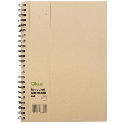 ISNBHCEA4 - Okin Eco Spiral Hardcover Notebook A4