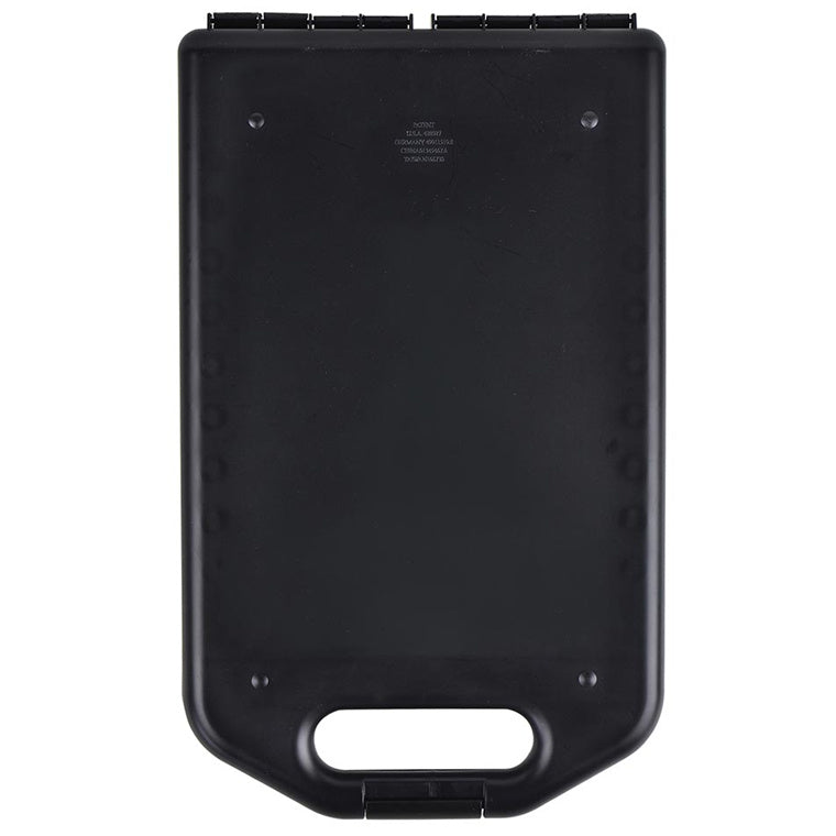 CB02128BK - Okin Klemmbrett mit Staufach A4 Schwarz