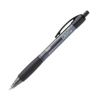 Okin IBPRGBLK Okin Ballpoint Retractable Pen with Grip Black