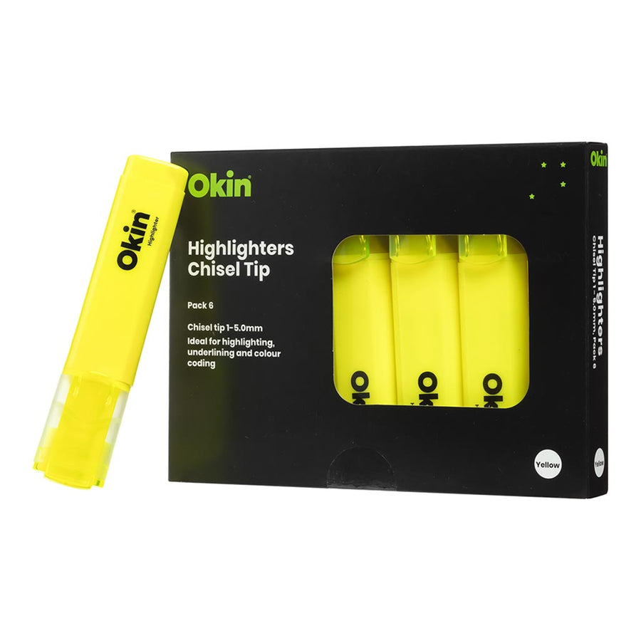 Okin IHLYELL Okin Textmarker Keilspitze Gelb