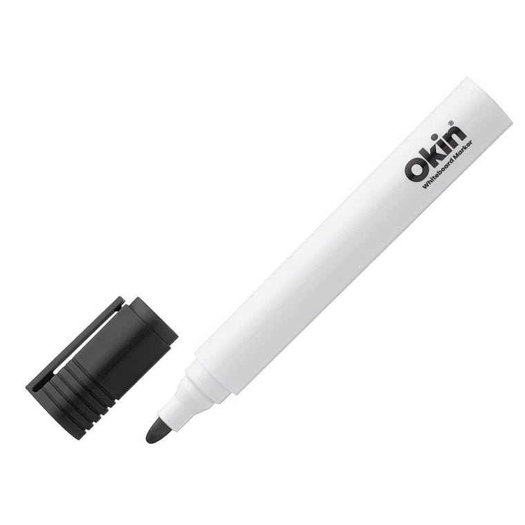 IWMBLK - Okin Whiteboard Marker Bullet Tip Black