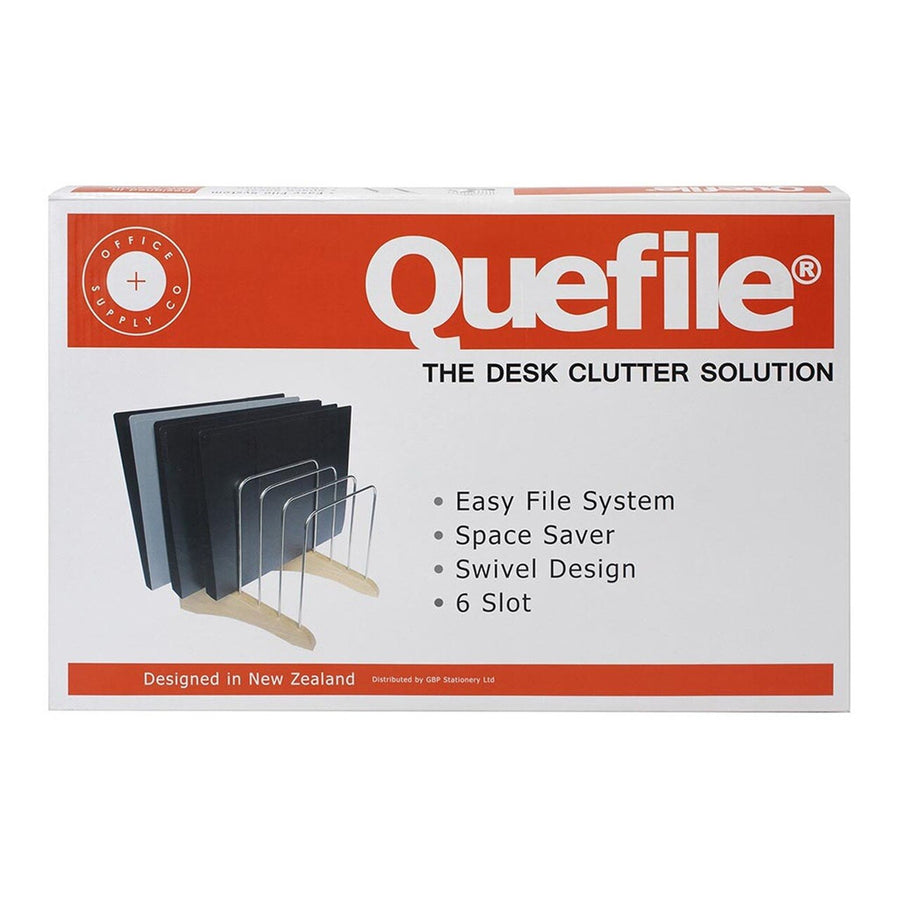Okin FTQ2010 – OSC-Dateihalter Quefile Schwenkbar 6 Fächer Silber