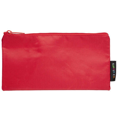 Okin PC-FLATRD - Supply Co Pencil Case Flat Red 21x11cm