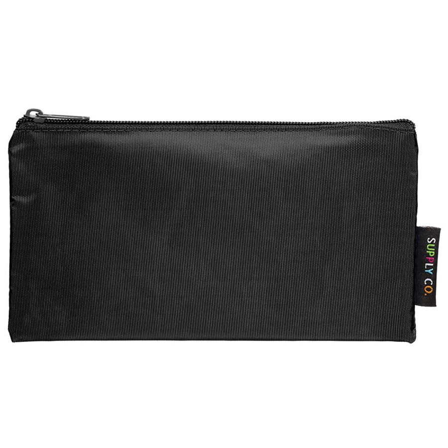 Okin PC-FLATBK - Supply Co Pencil Case Flat Black 21x11cm